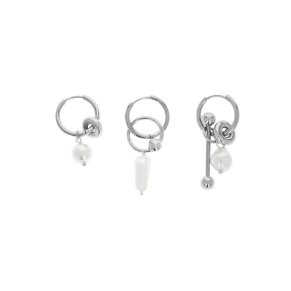 Palmer Earrings Set Palladium