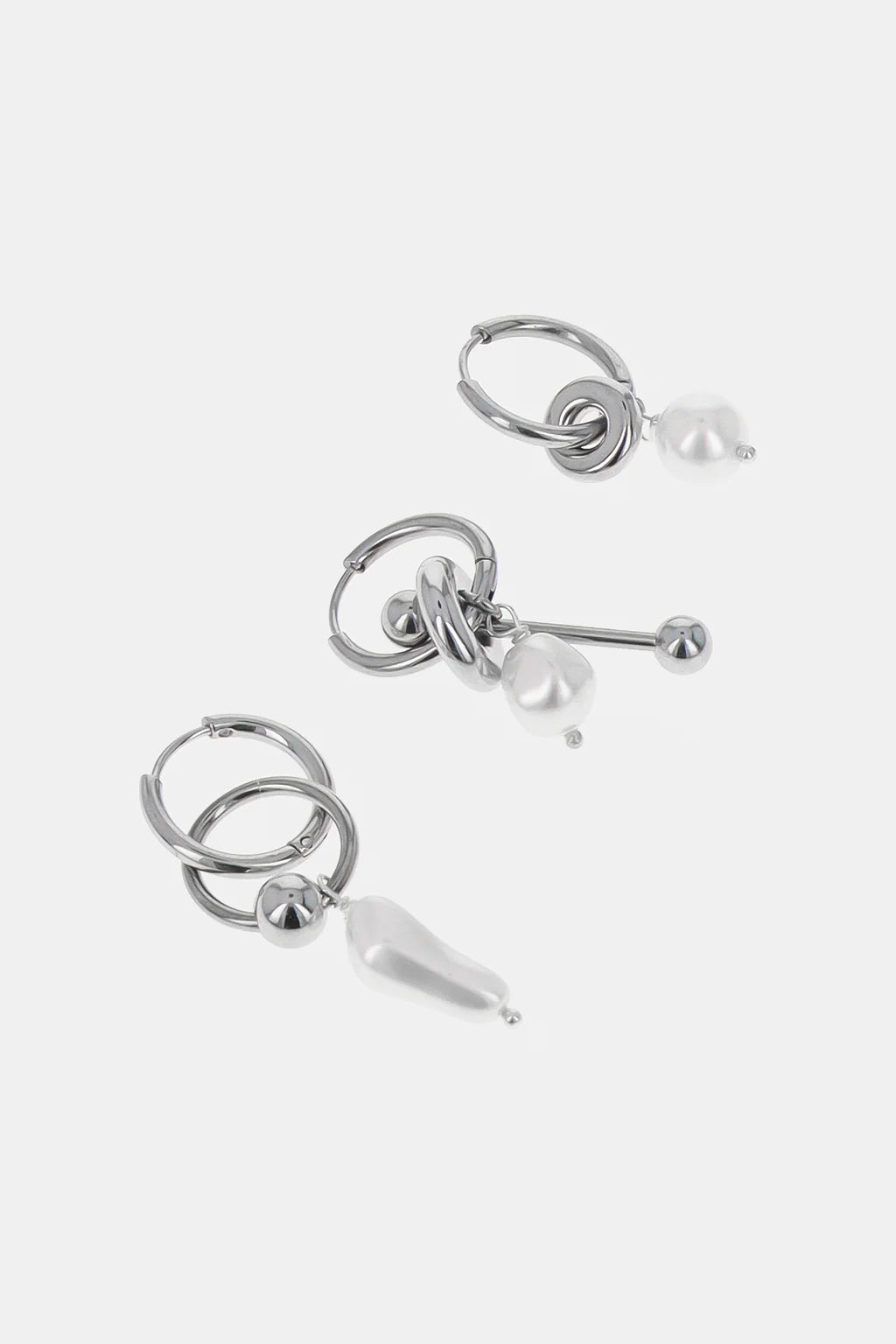 Palmer Earrings Set Palladium