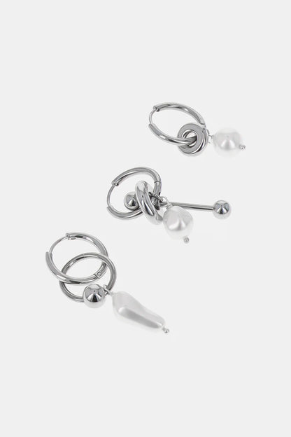 Palmer Earrings Set Palladium