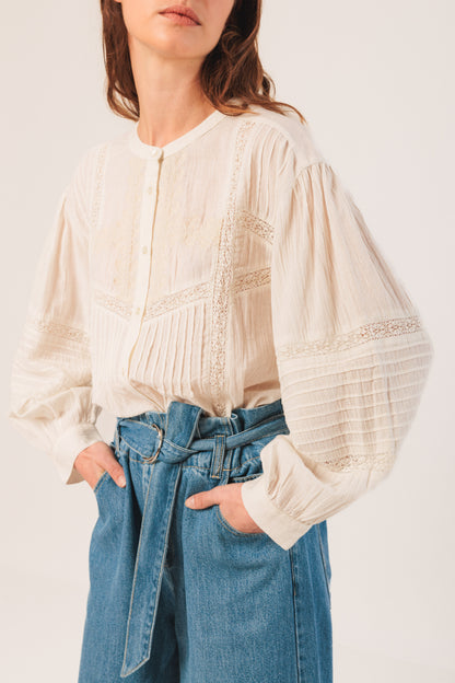 ETHNIC EMBROIDERED SHIRT