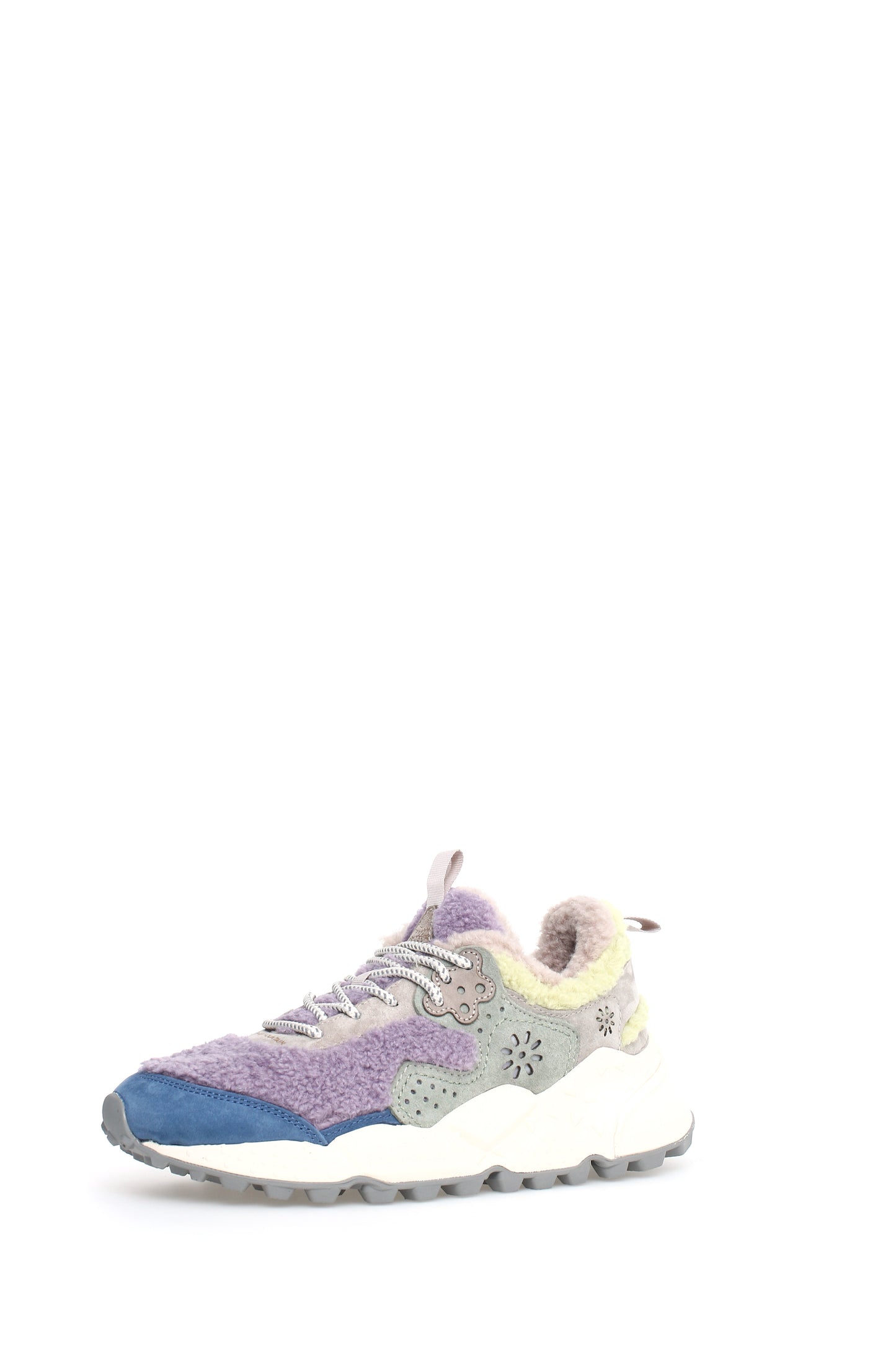 Kotetsu Woman Suede/Teddy Violet-Lime