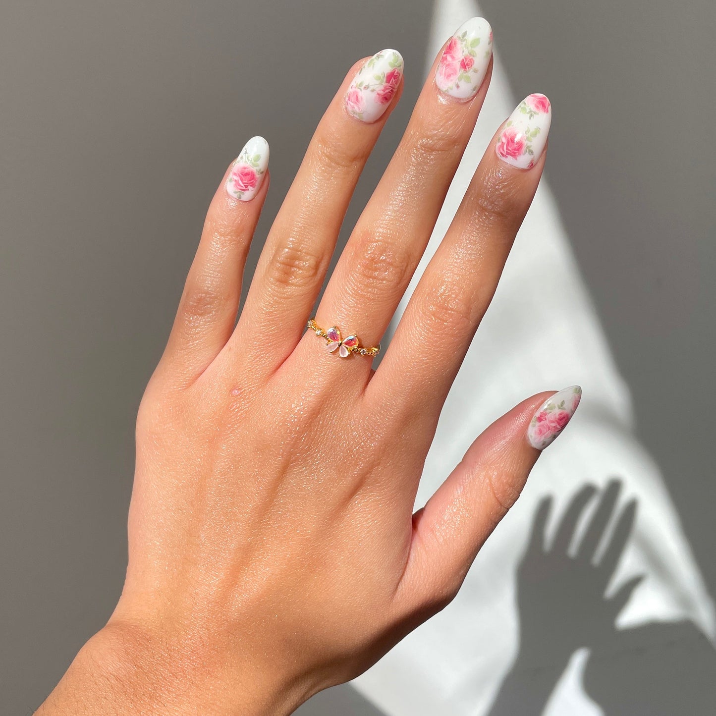 Kaleidoscope Butterfly Adjustable Ring