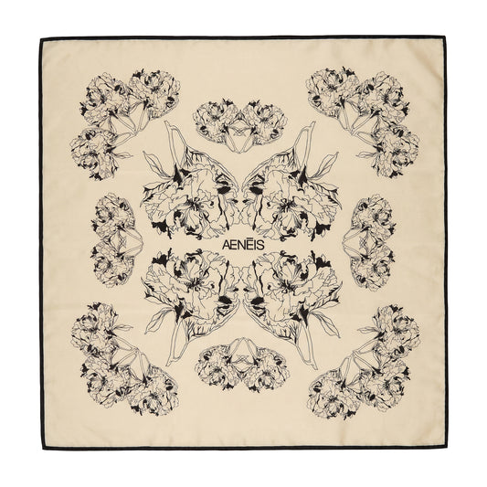 Peonia Silk Scarf 68cm