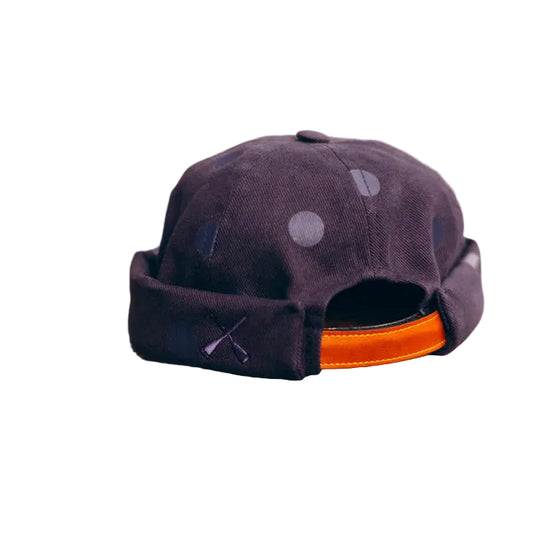 Miki Dot Moleskine Dark Navy