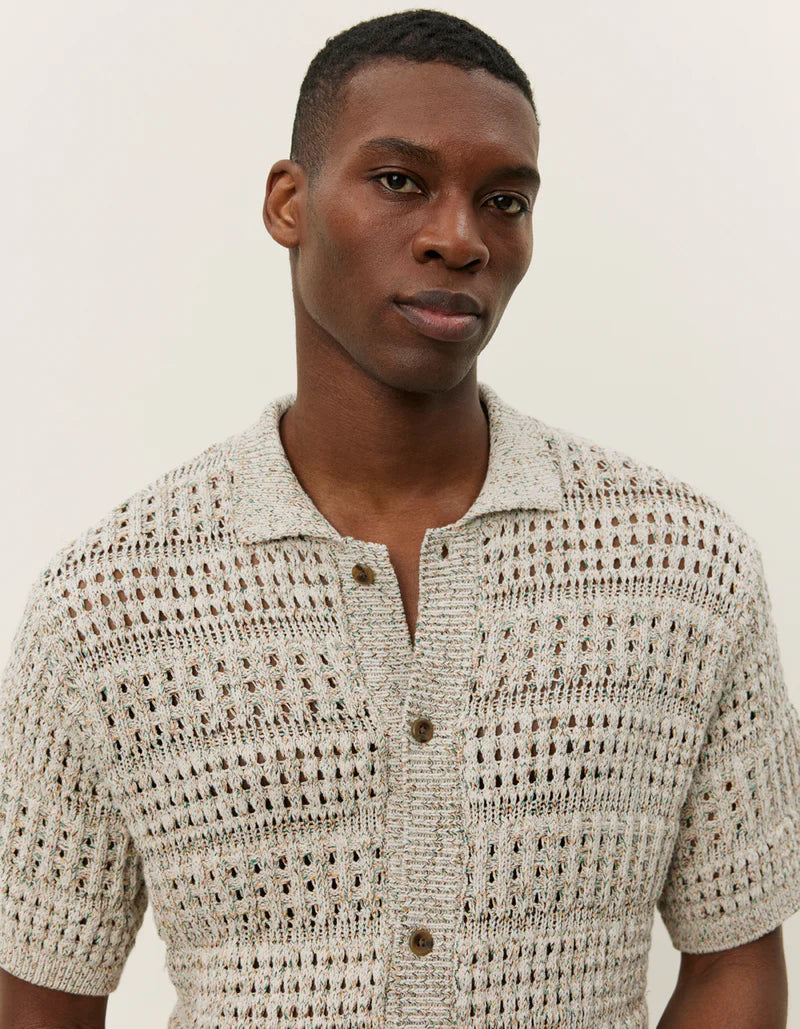 Elvin Structure Knitted SS Shirt
