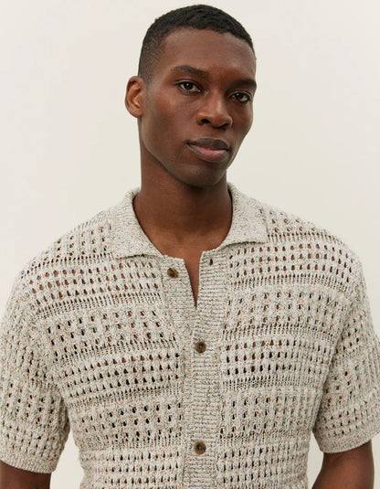 Elvin Structure Knitted SS Shirt