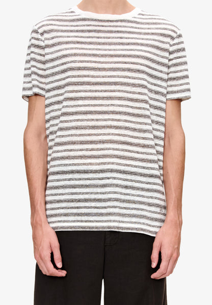 T-Shirt Manches Courtes Raye