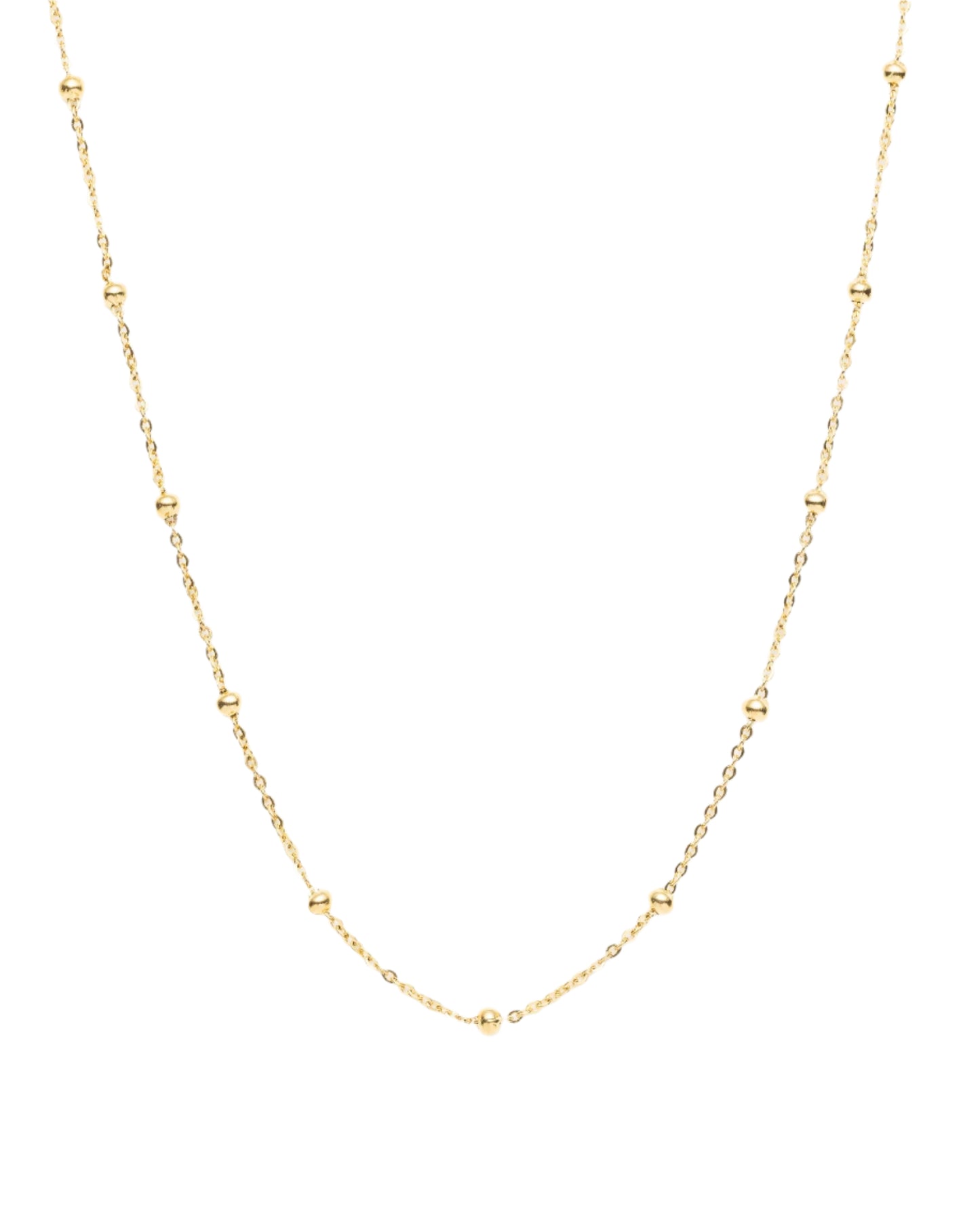 Sophie Beaded Necklace Gold