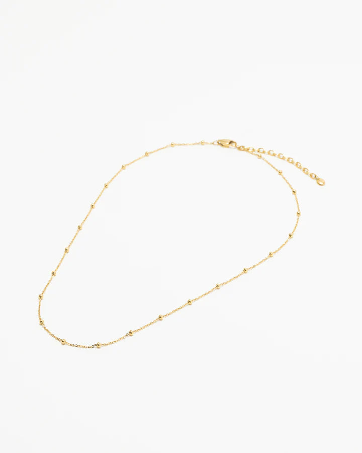 Sophie Beaded Necklace Gold