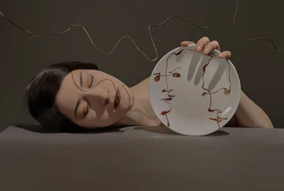 Modern Face Dinner + Box 25cm