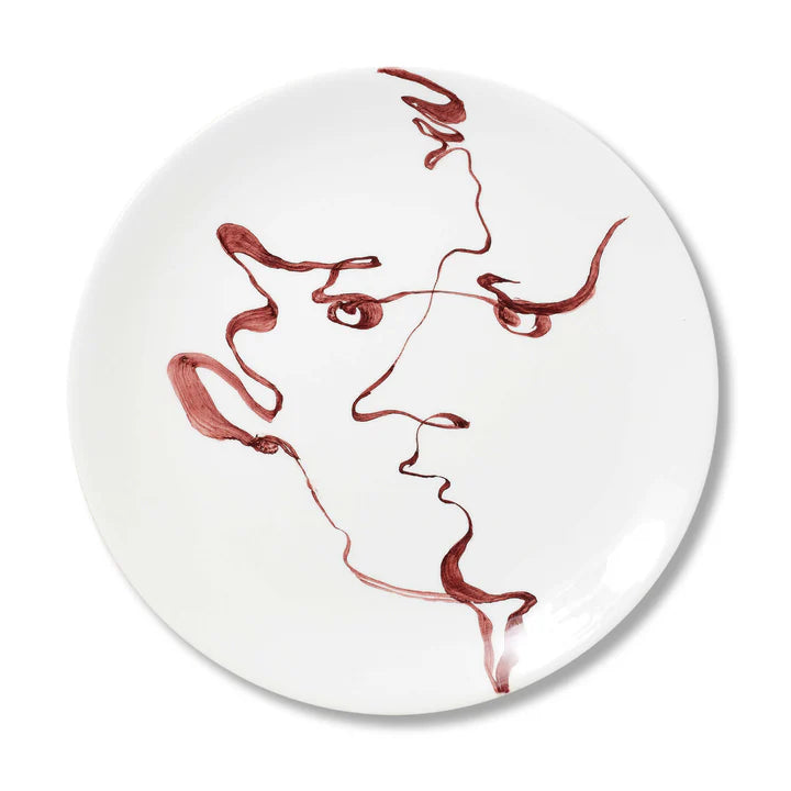 Modern Face Dinner + Box 25cm