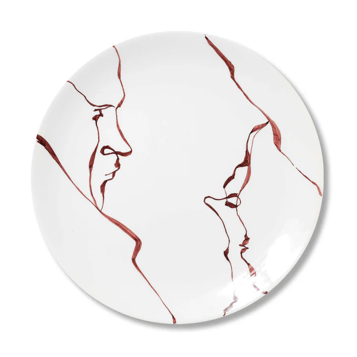 Modern Face Dinner + Box 25cm