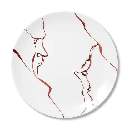 Modern Face Dinner + Box 25cm