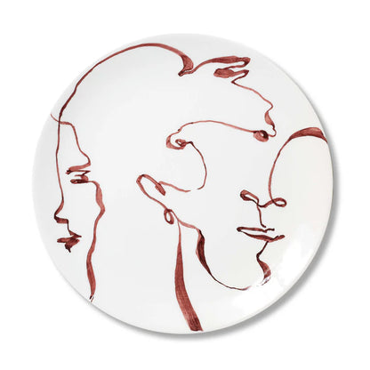 Modern Face Dinner + Box 25cm