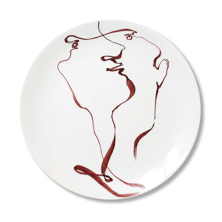 Modern Face Dinner + Box 25cm