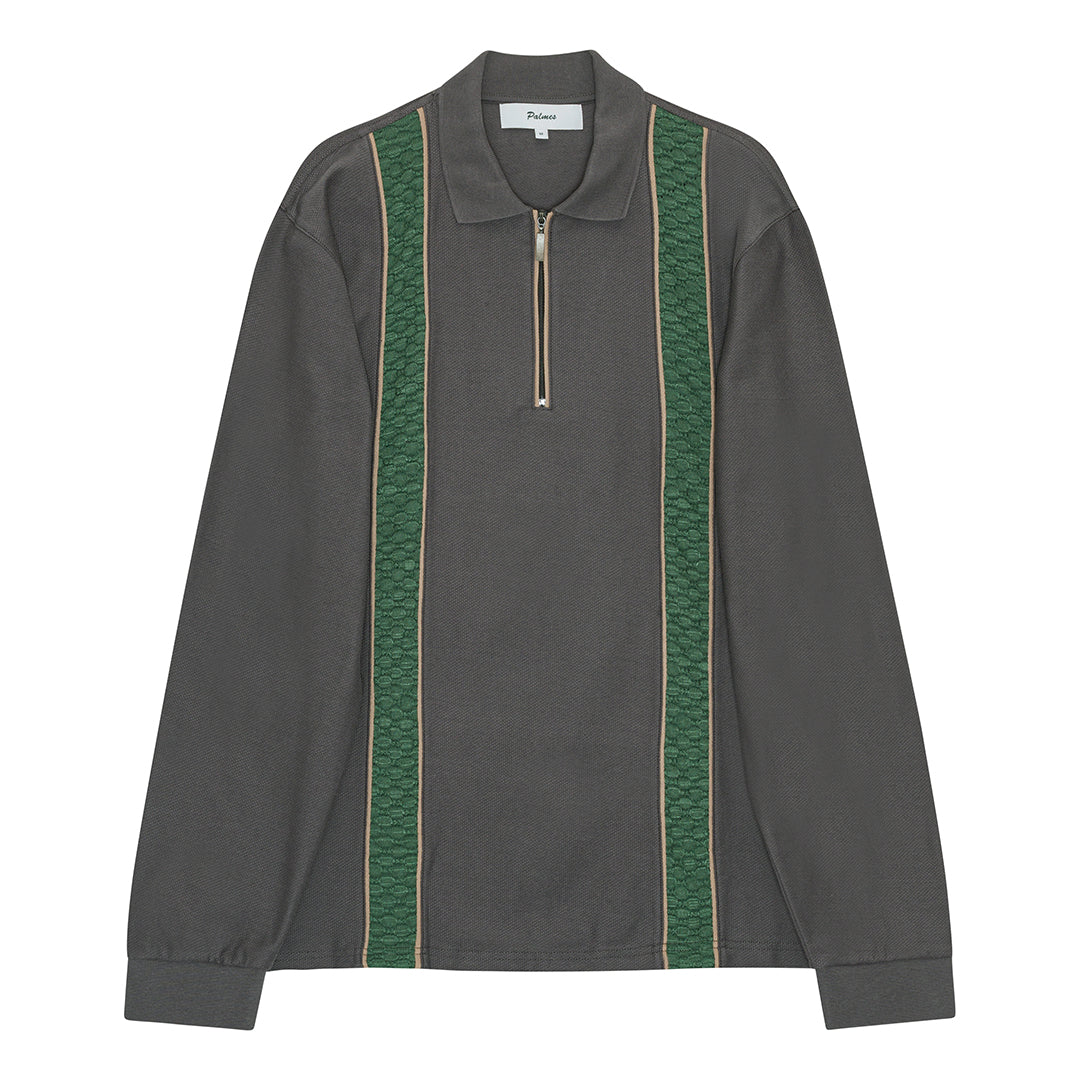 Lace LS Zip Polo