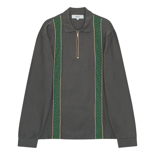Lace LS Zip Polo