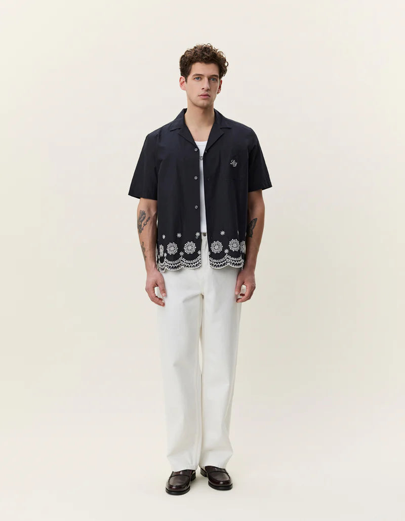 Border Embroidery SS Shirt