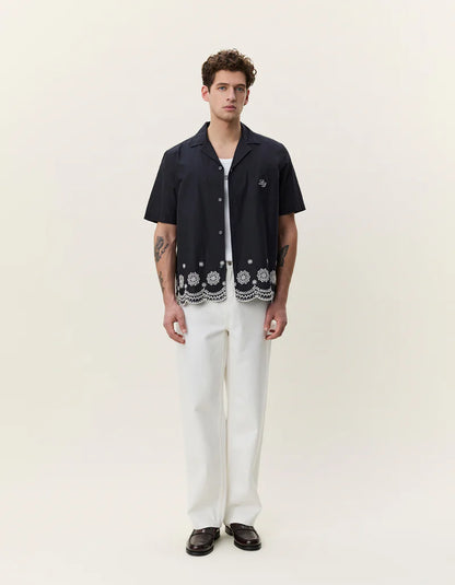 Border Embroidery SS Shirt