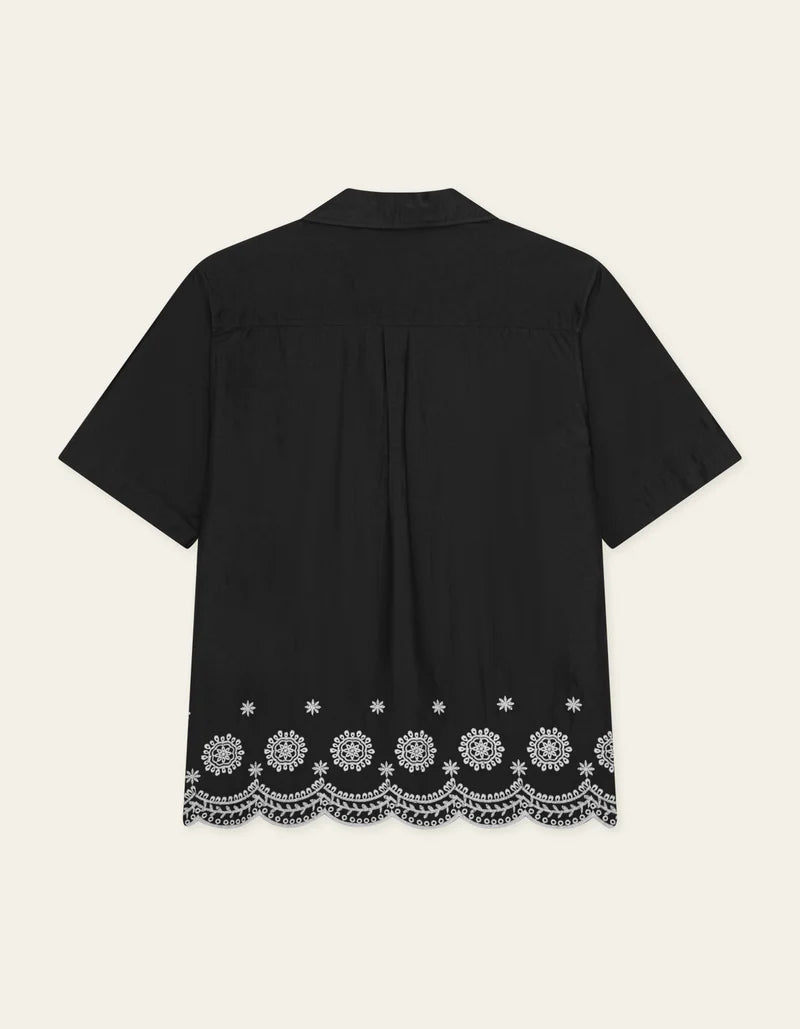 Border Embroidery SS Shirt