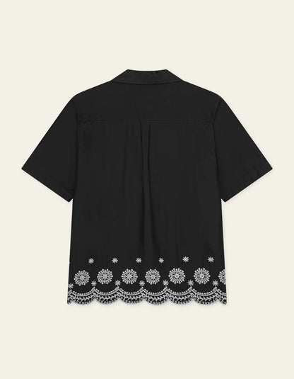 Border Embroidery SS Shirt