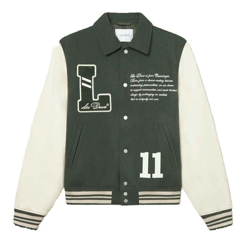 Les Deux Varsity Wool Jacket