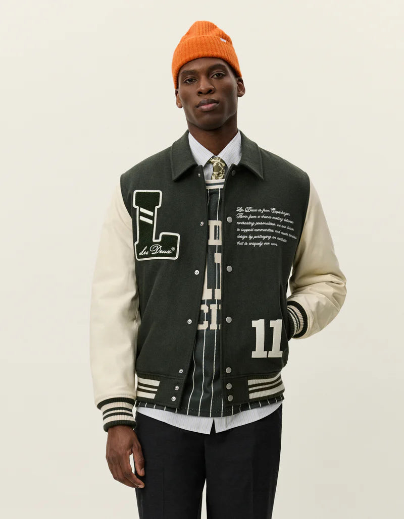 Les Deux Varsity Wool Jacket