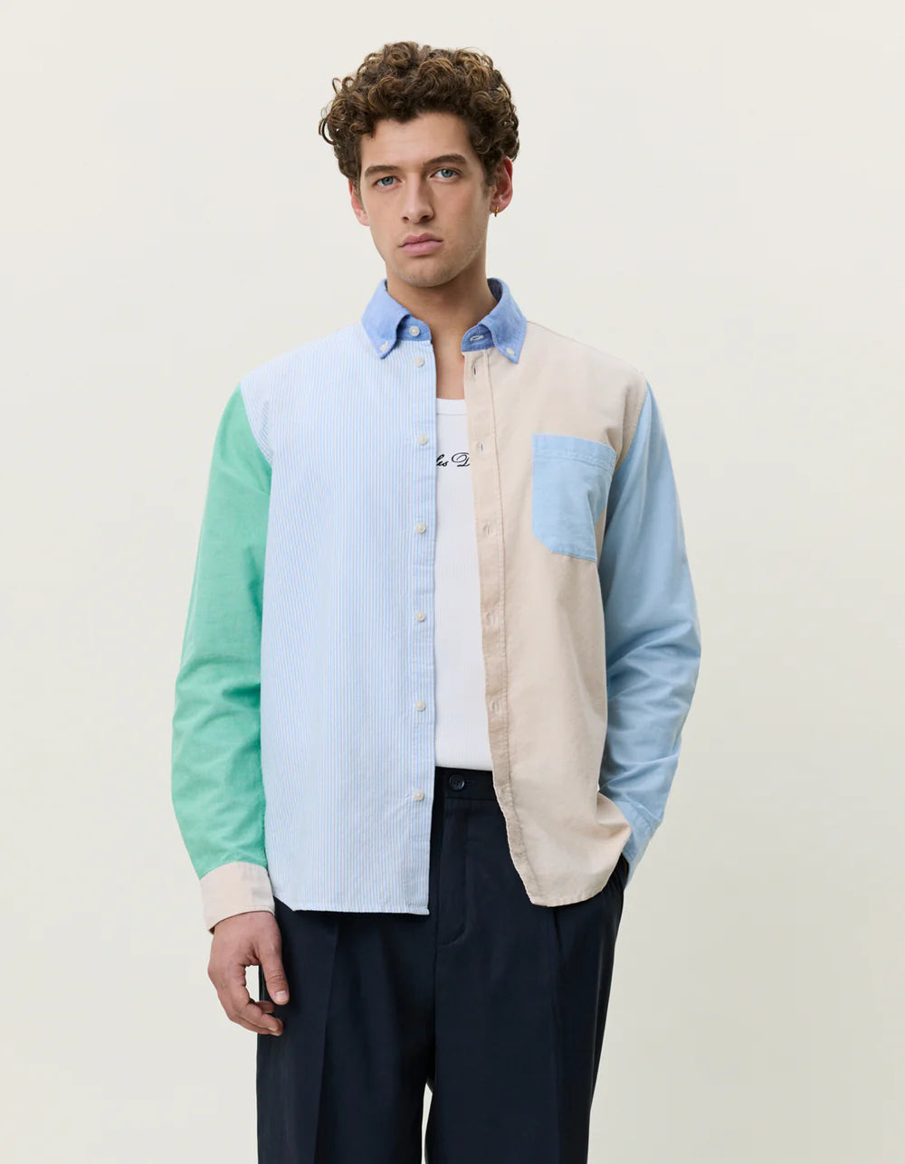 Oxford Patchwork Shirt