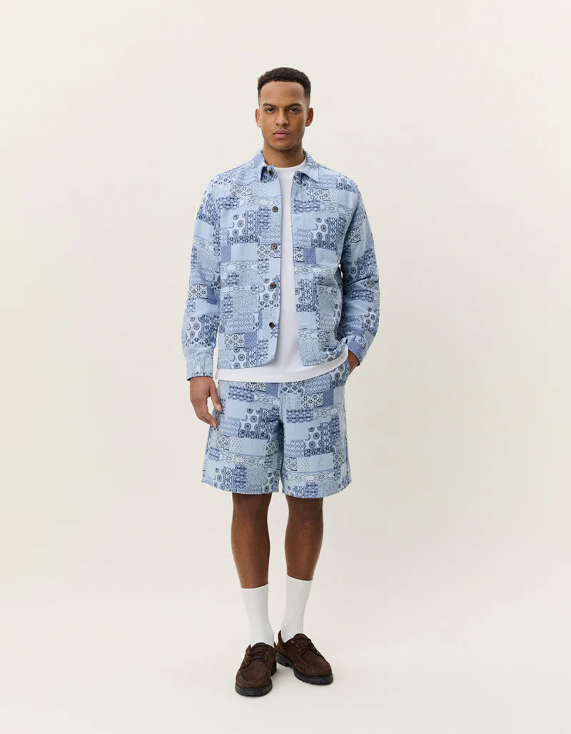 Patchwork Jacquard Overshirt