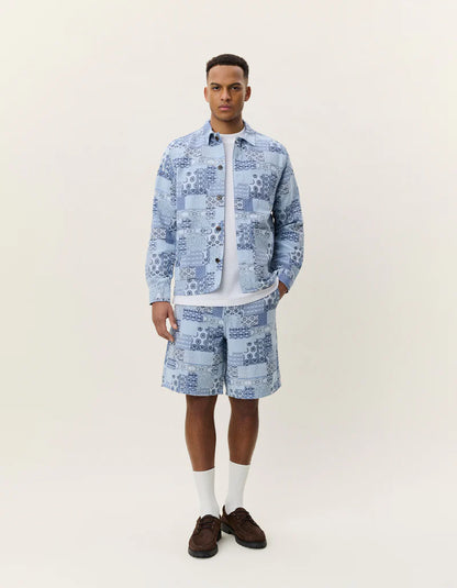 Patchwork Jacquard Overshirt