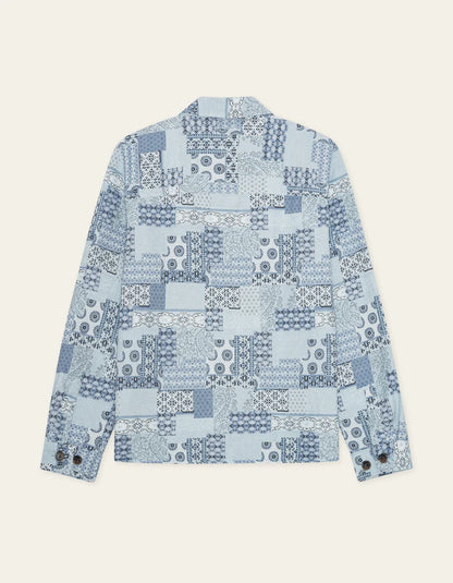 Patchwork Jacquard Overshirt