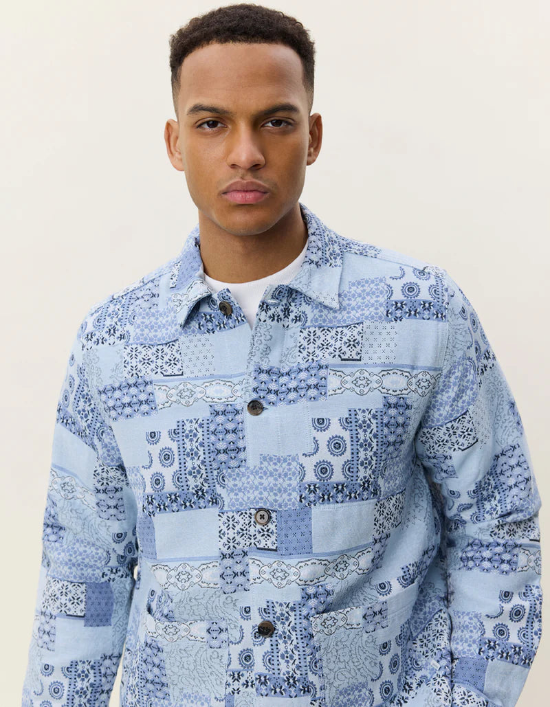 Patchwork Jacquard Overshirt