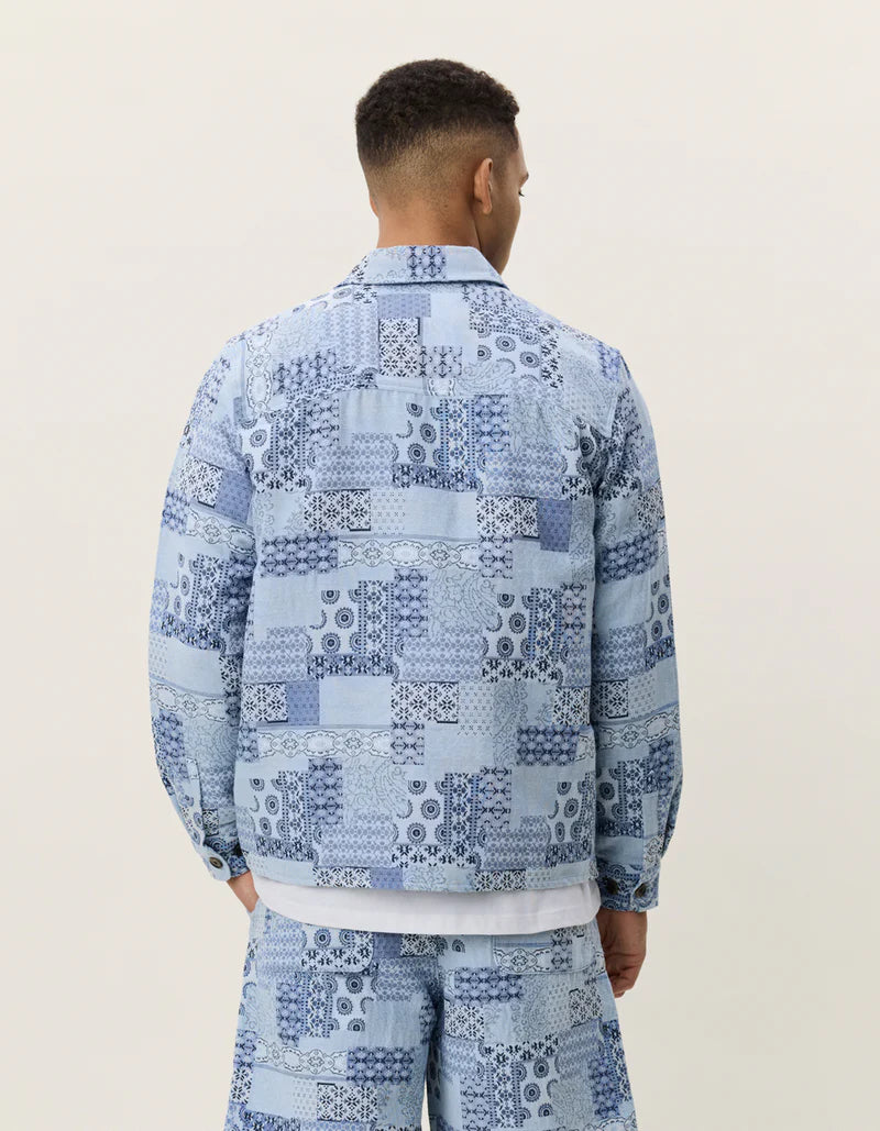 Patchwork Jacquard Overshirt