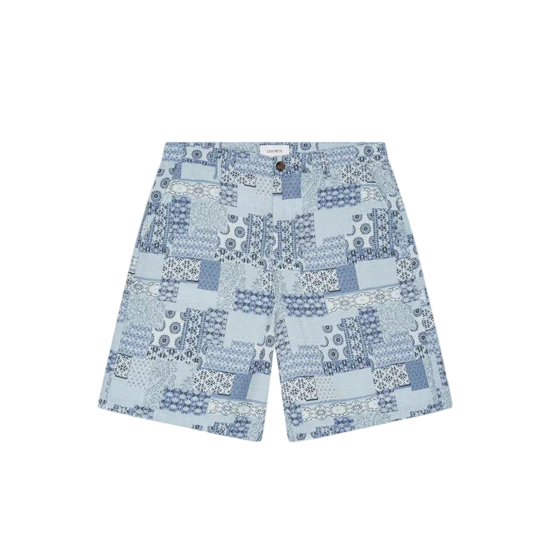 Patchwork Jacquard Shorts