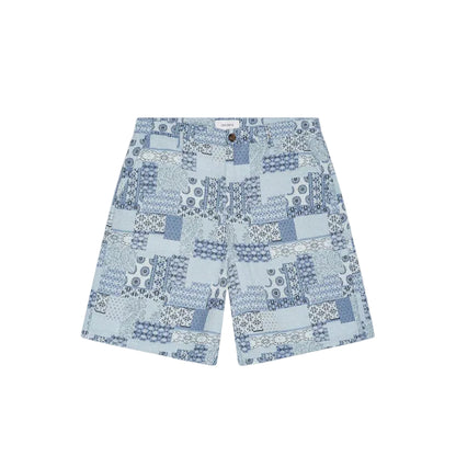 Patchwork Jacquard Shorts