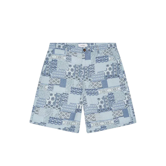 Patchwork Jacquard Shorts