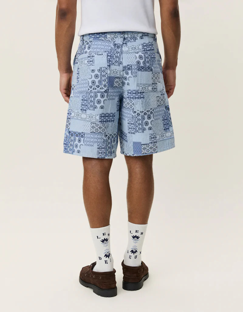 Patchwork Jacquard Shorts