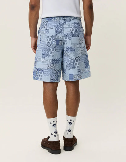 Patchwork Jacquard Shorts