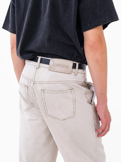 Uniform Wide Leg Pant in Dust Stone