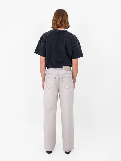 Uniform Wide Leg Pant in Dust Stone