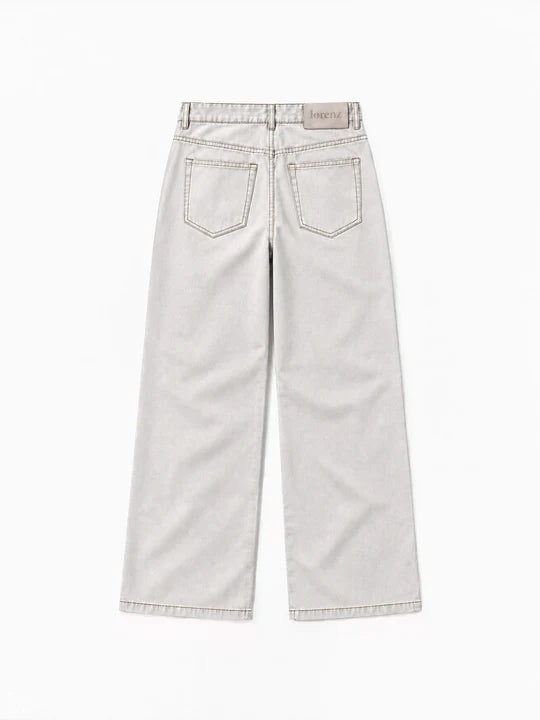 Uniform Wide Leg Pant in Dust Stone