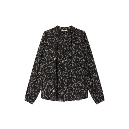 Lylis Shirt With Ruched Collar