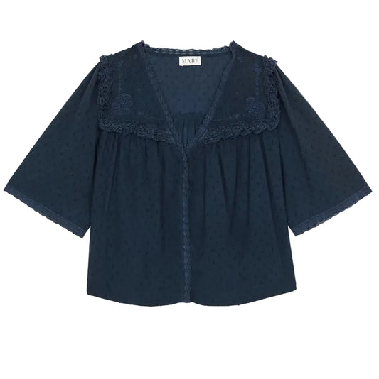 Brea Frill Emb Top