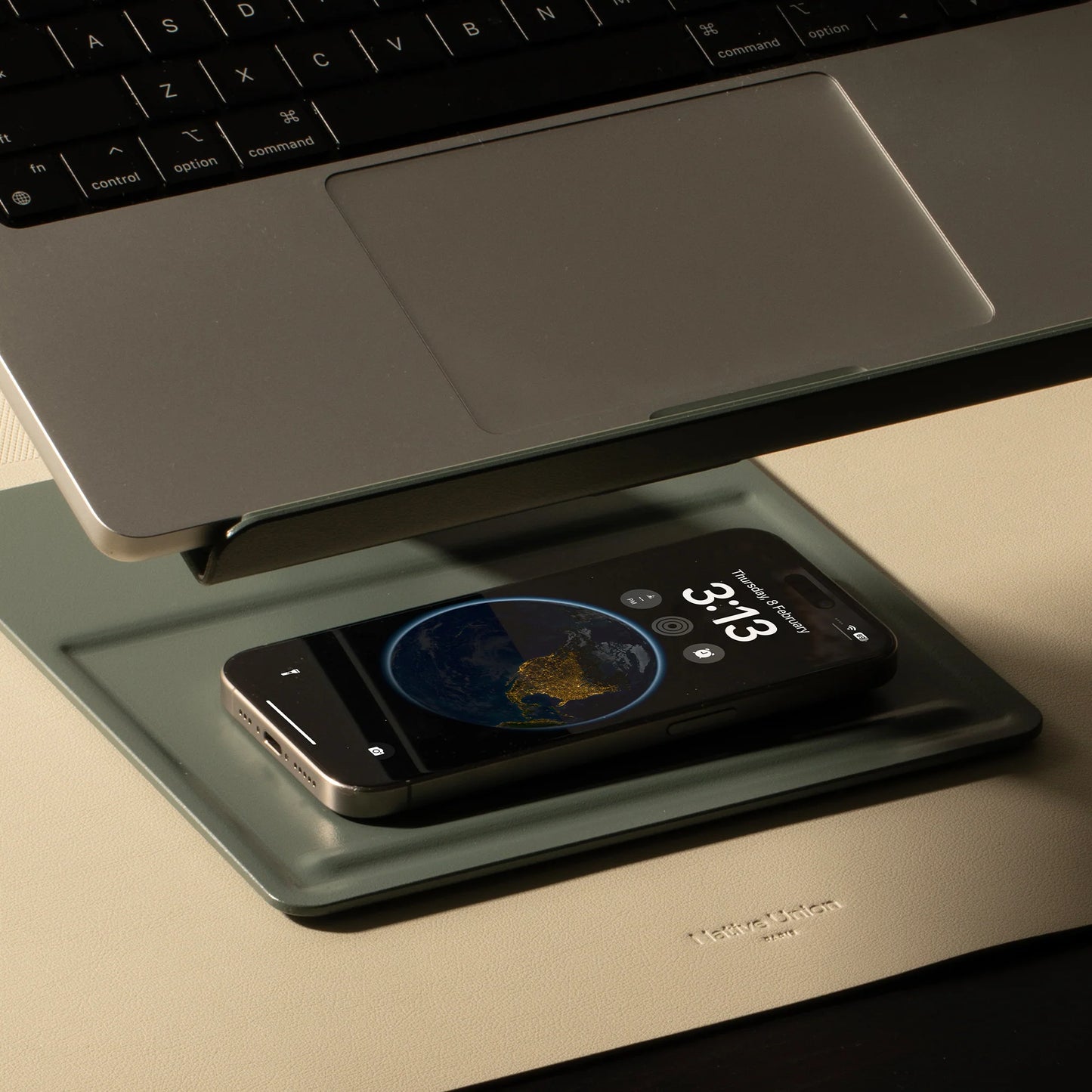 Desk Laptop Stand Slate Green