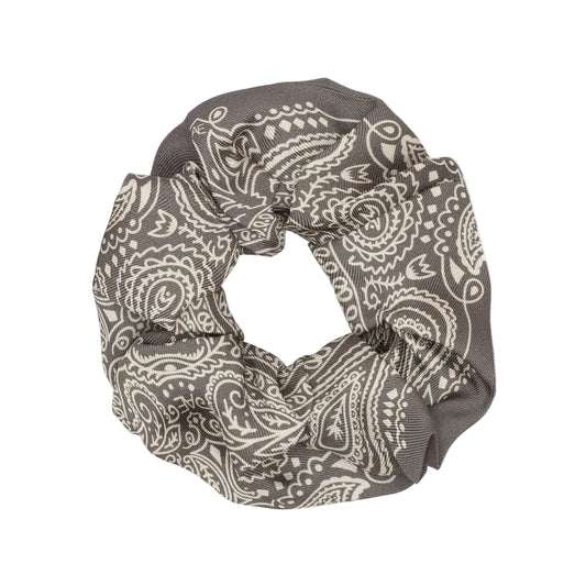 Minimal Bandana Silk Scrunchy