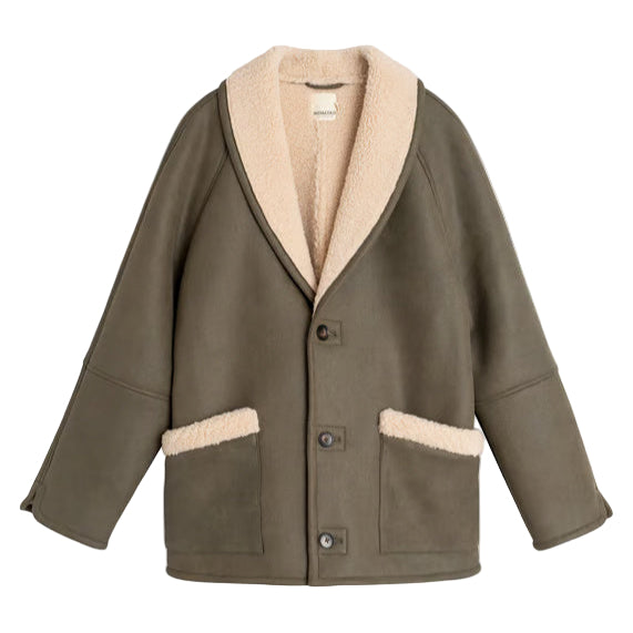Coat with lapels