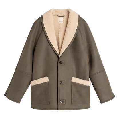Coat with lapels