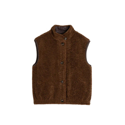 REVERSIBLE TEDDY VEST