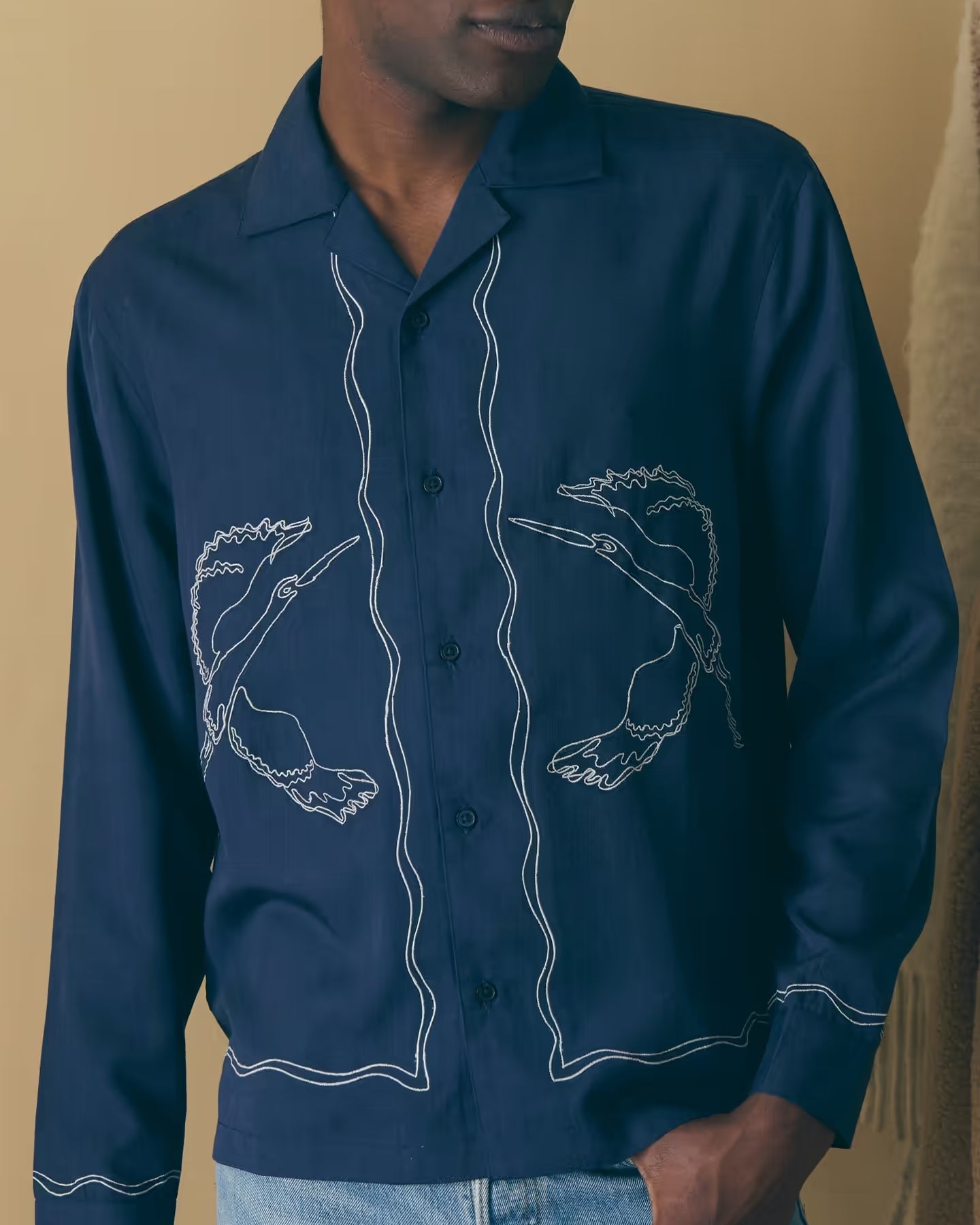 Riqueti Viscose Pelican