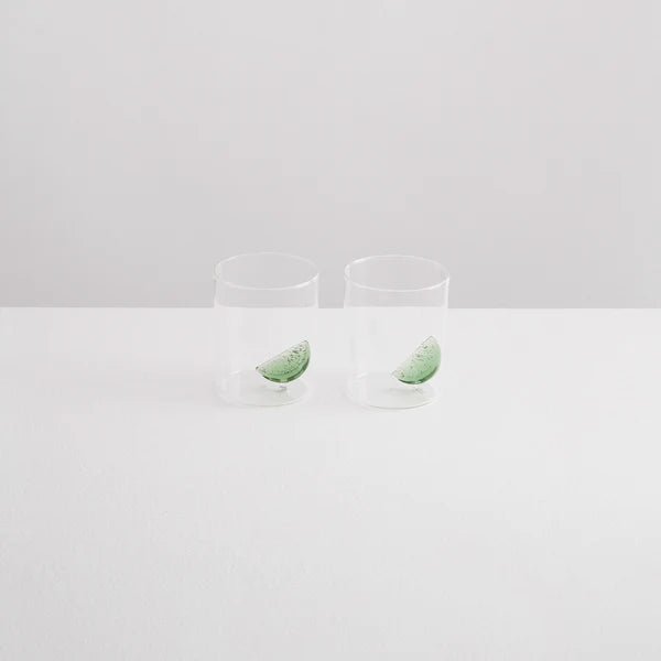 2 Gin And Tonic Glasses Clear